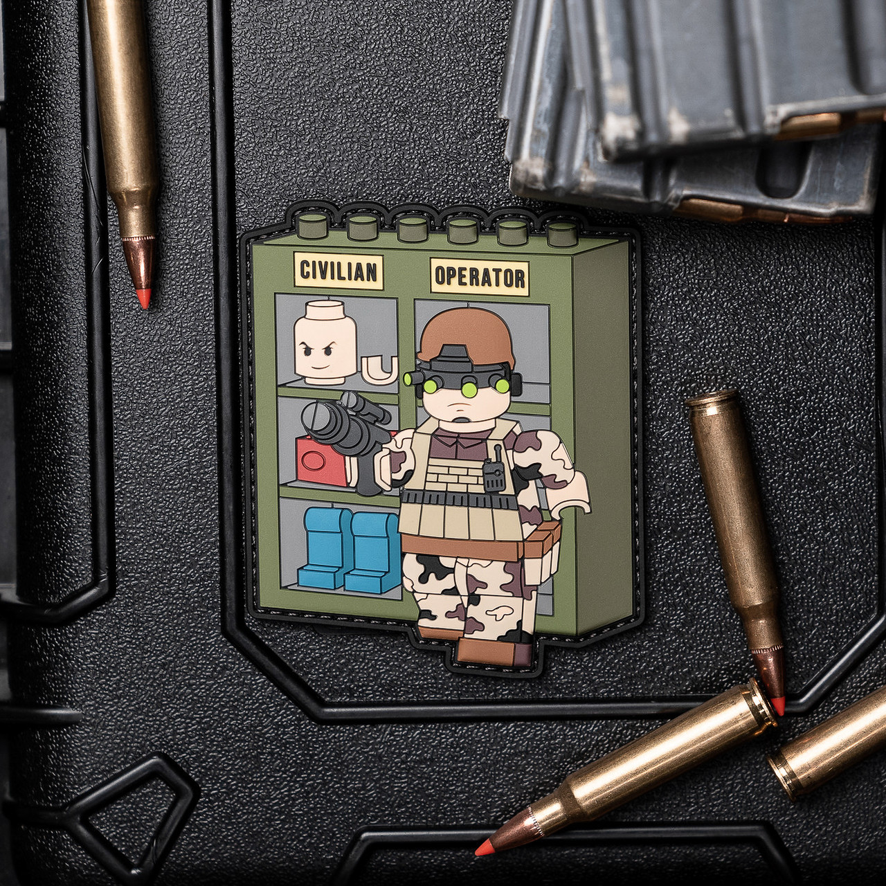 Brick Operator PVC Morale Patch